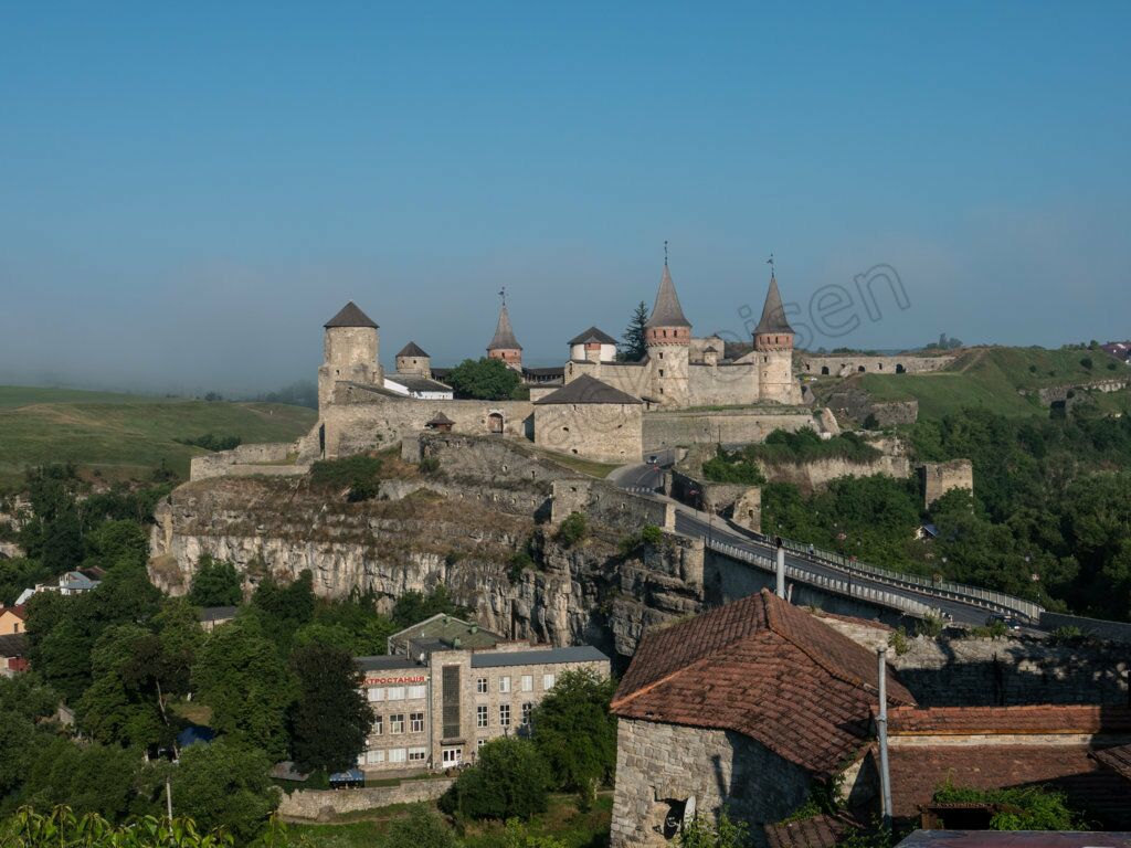 Die Burg in Kamjanez-Podilskyj