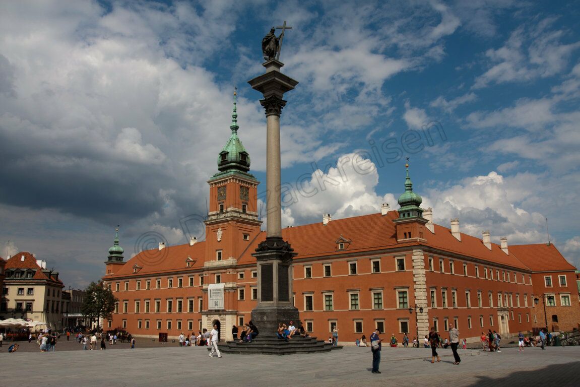 Denkmal des Sigismund III. Wasa auf dem Schlossplatz in Warschau